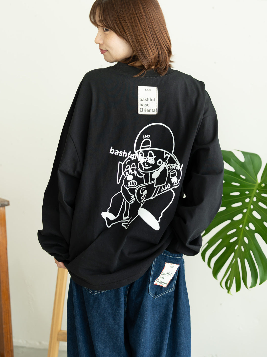 [一部予約]【bbO】オーバーサイズバッシュフルくんロンT