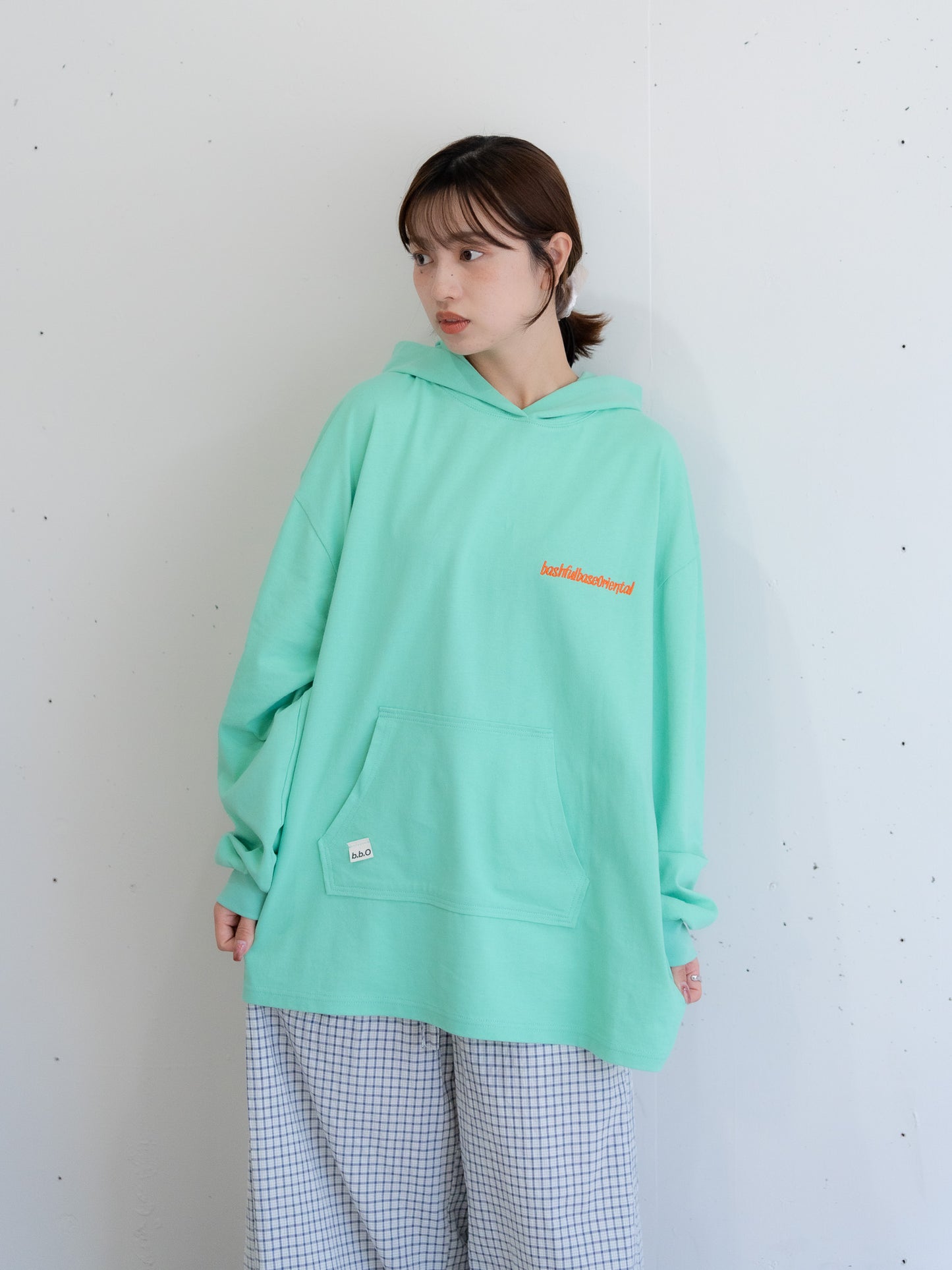 [SET]ロゴビッグシルエットカットフーディー・パーカー+ロゴビッグシルエットカットフーディー・パーカー(2set)