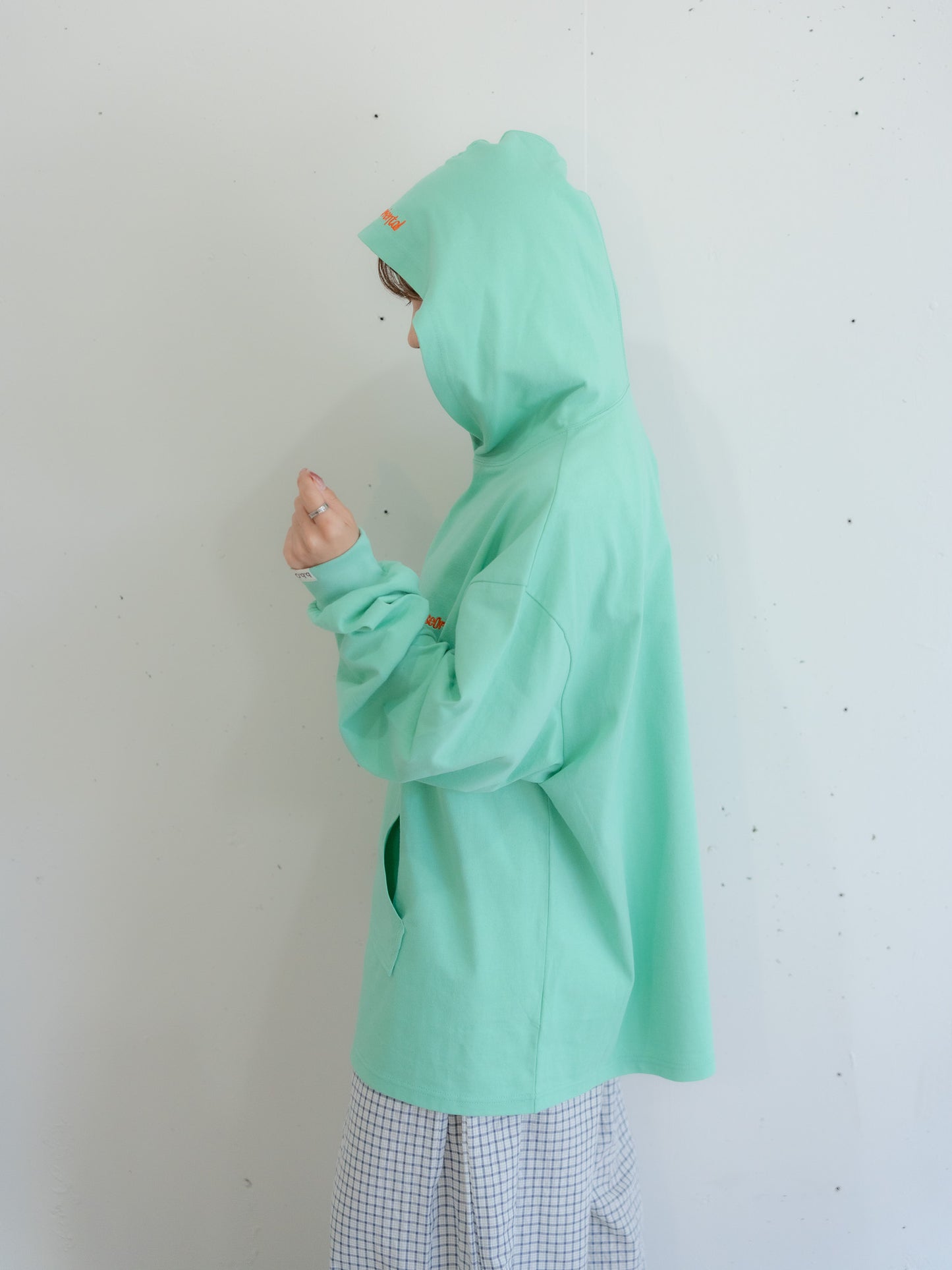 [SET]ロゴビッグシルエットカットフーディー・パーカー+ロゴビッグシルエットカットフーディー・パーカー(2set)