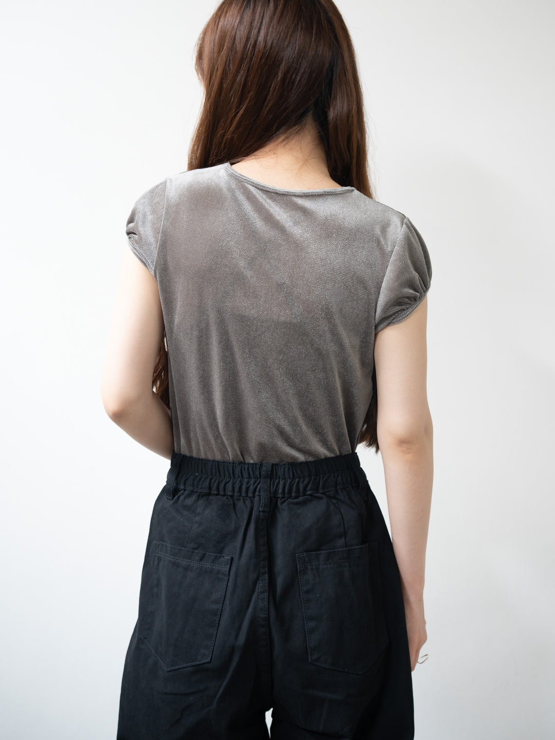 【bbO】シアーベロアコンパクトトップス