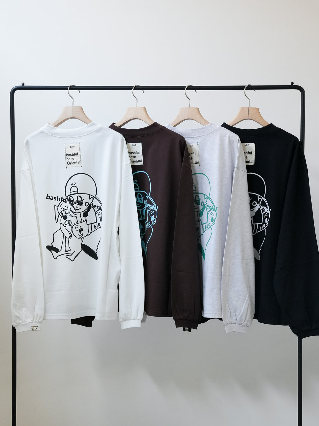 [一部予約]【bbO】オーバーサイズバッシュフルくんロンT