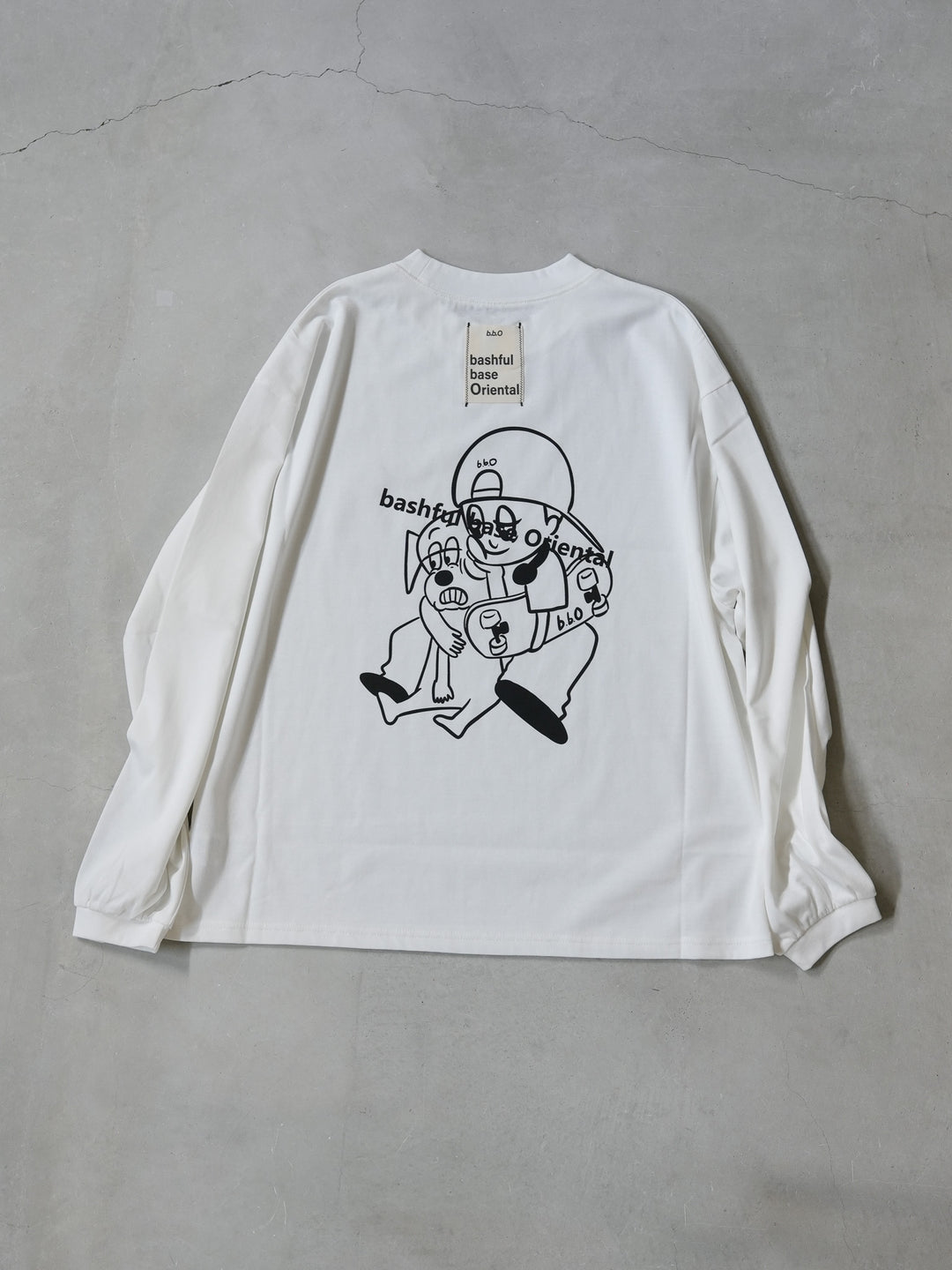 [一部予約]【bbO】オーバーサイズバッシュフルくんロンT