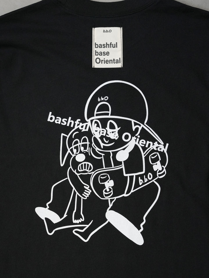 [一部予約]【bbO】オーバーサイズバッシュフルくんロンT
