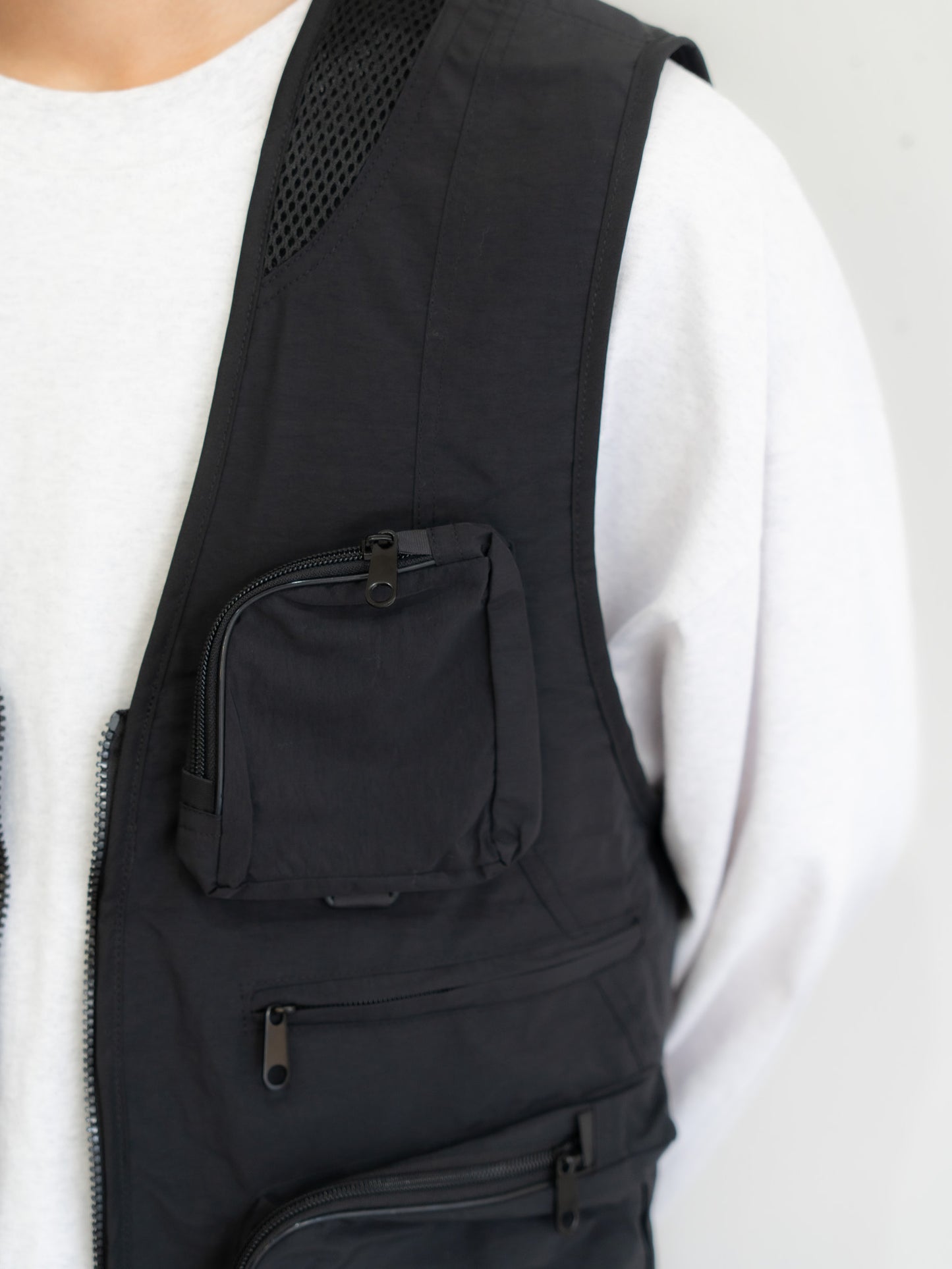 【bbO】ユーティリティマルチポケットナイロンベスト