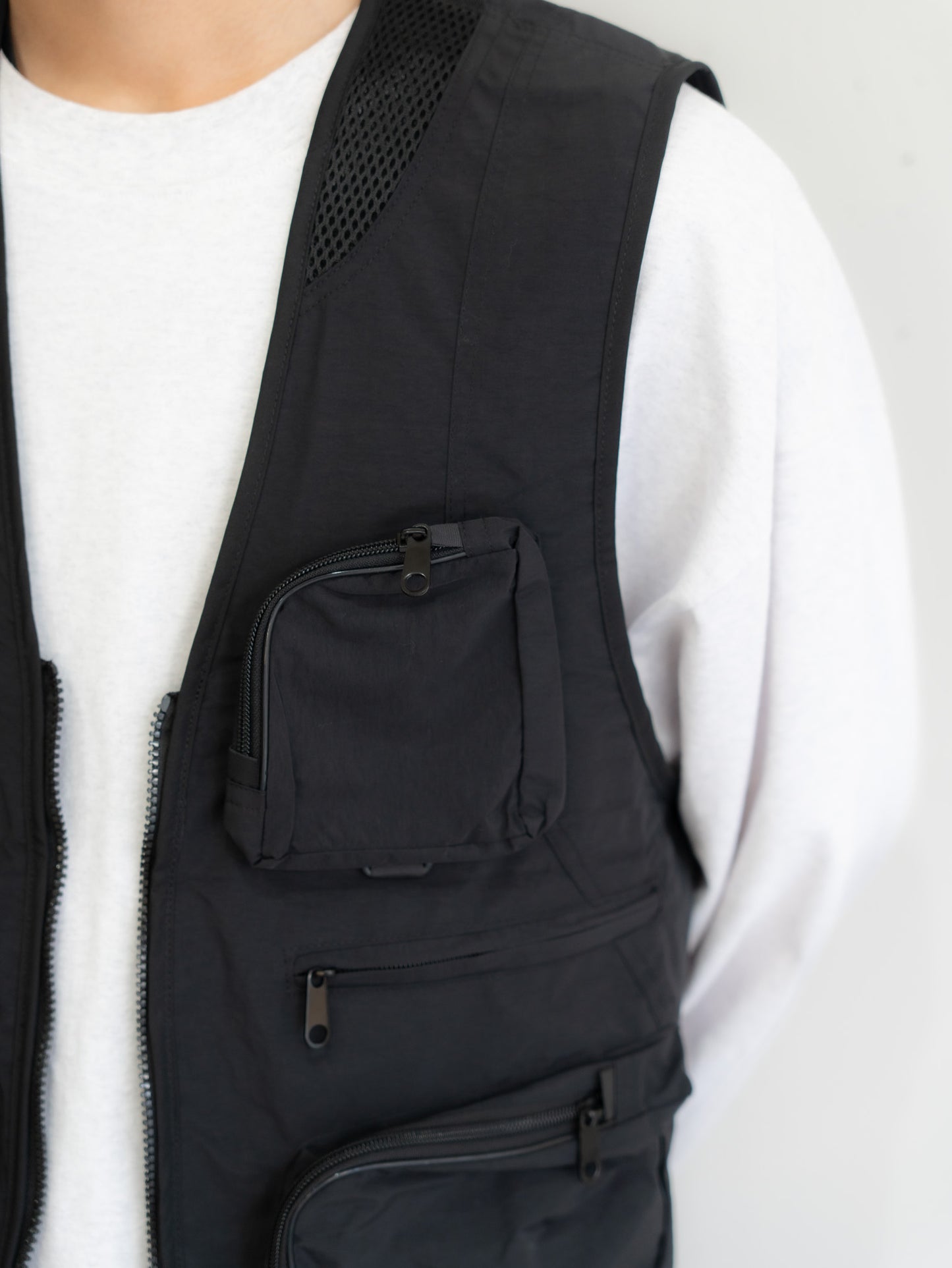 【bbO】ユーティリティマルチポケットナイロンベスト