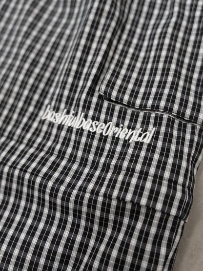 [SET]バックロゴボリュームロンT +チェック柄2WAYカーゴポケットパンツ(2set)