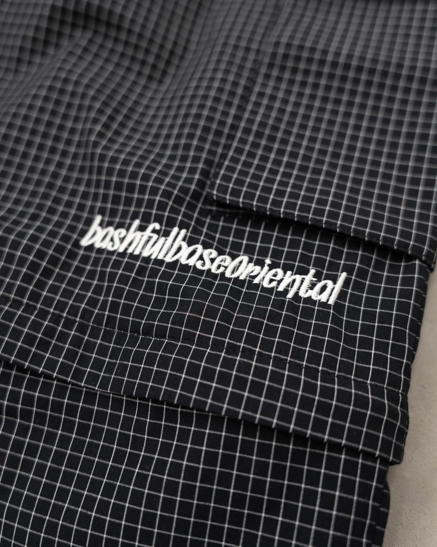 [SET]バックロゴボリュームロンT +チェック柄2WAYカーゴポケットパンツ(2set)