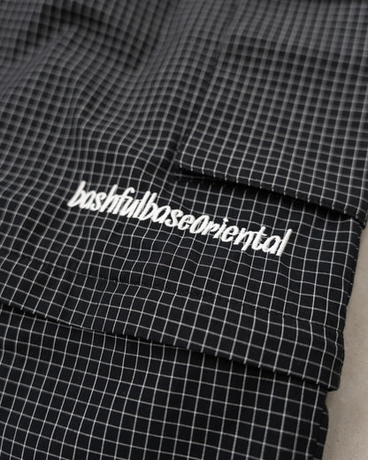 [SET]バックロゴボリュームロンT +チェック柄2WAYカーゴポケットパンツ(2set)