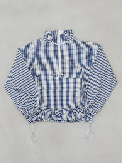 [SET]チェック柄ハーフジップアノラック+チェック柄2WAYカーゴポケットパンツ(2set)