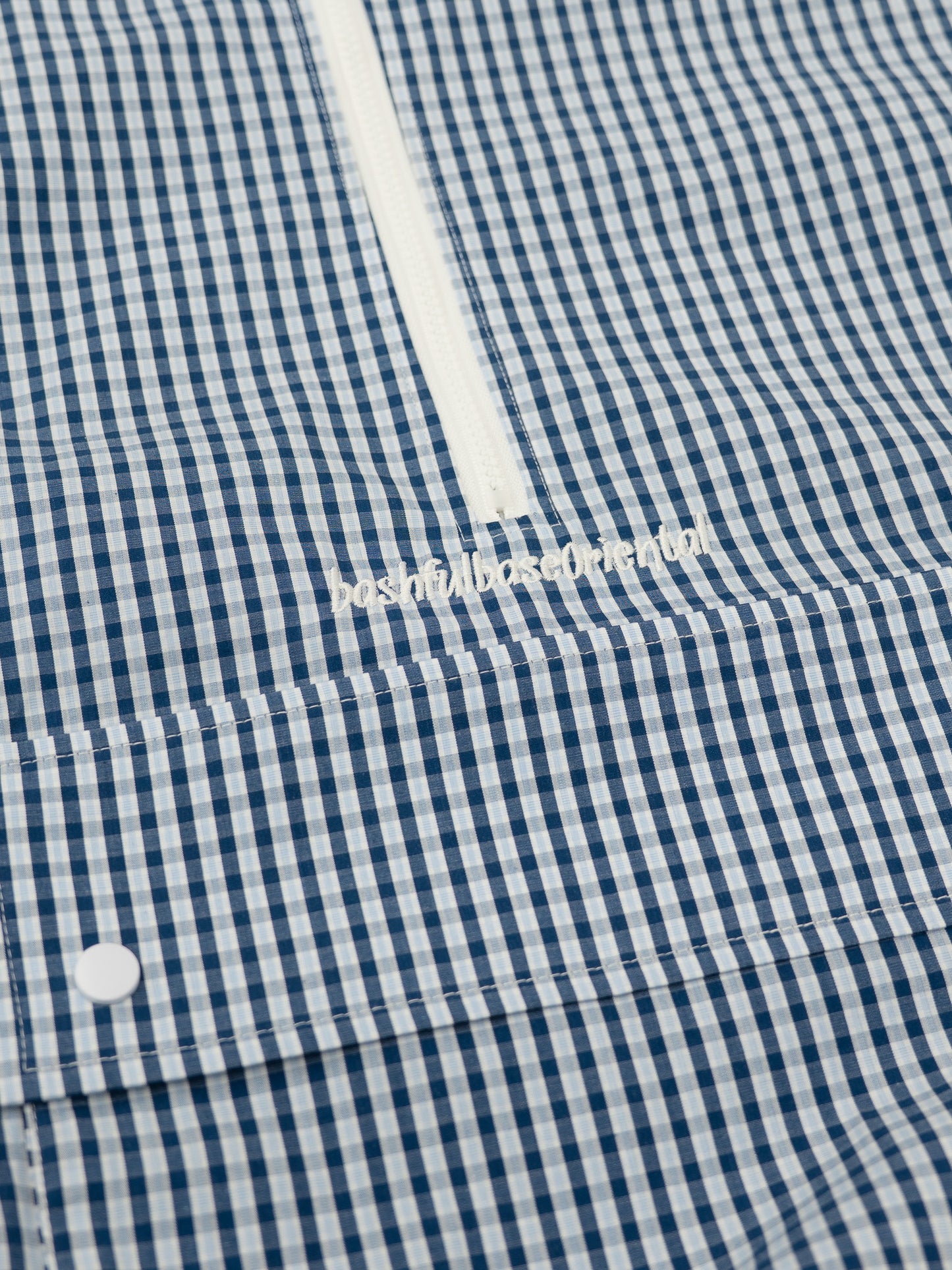 [SET]チェック柄ハーフジップアノラック+イージーコクーンワイドデニムパンツ(2set)