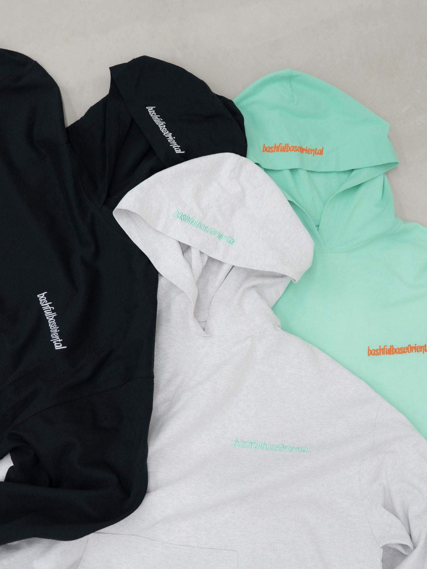 [SET]ロゴビッグシルエットカットフーディー・パーカー+ロゴビッグシルエットカットフーディー・パーカー(2set)