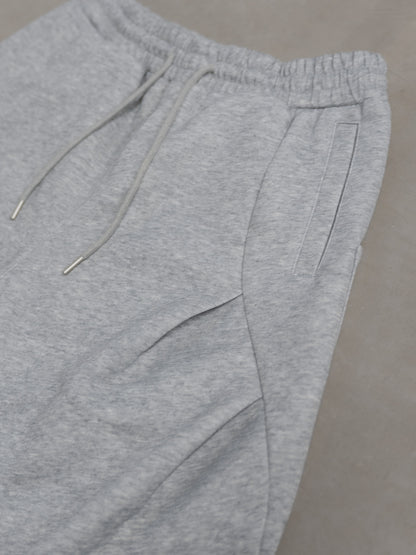 【bbO】デザインスウェットカーブパンツ