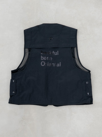 【bbO】ユーティリティマルチポケットナイロンベスト