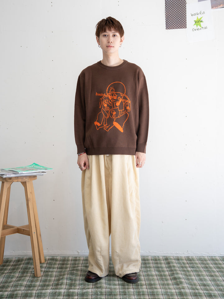 【bbO】バッシュフルくんニットプルオーバー
