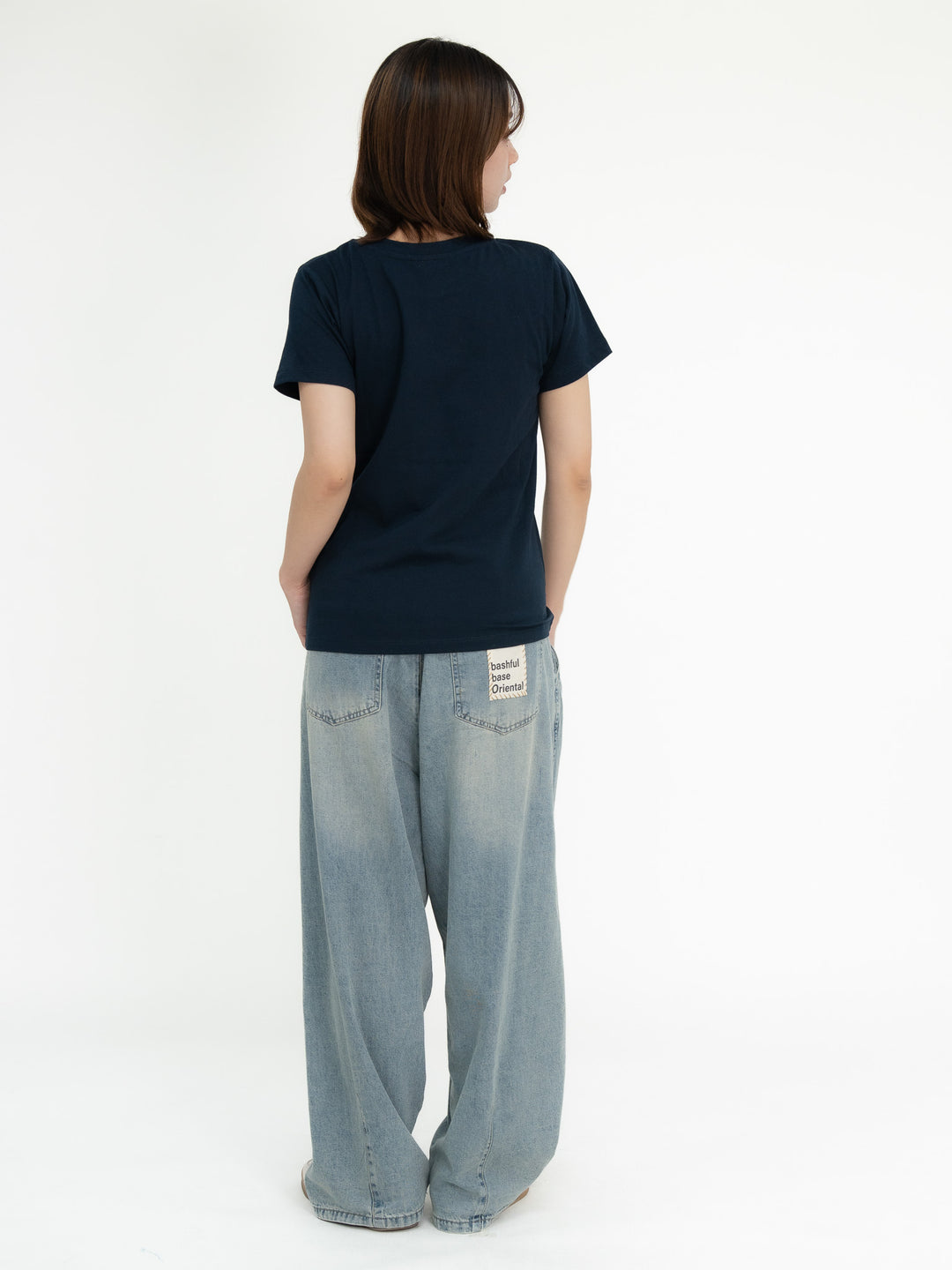 【bbO】フロッキー4段ロゴTシャツ