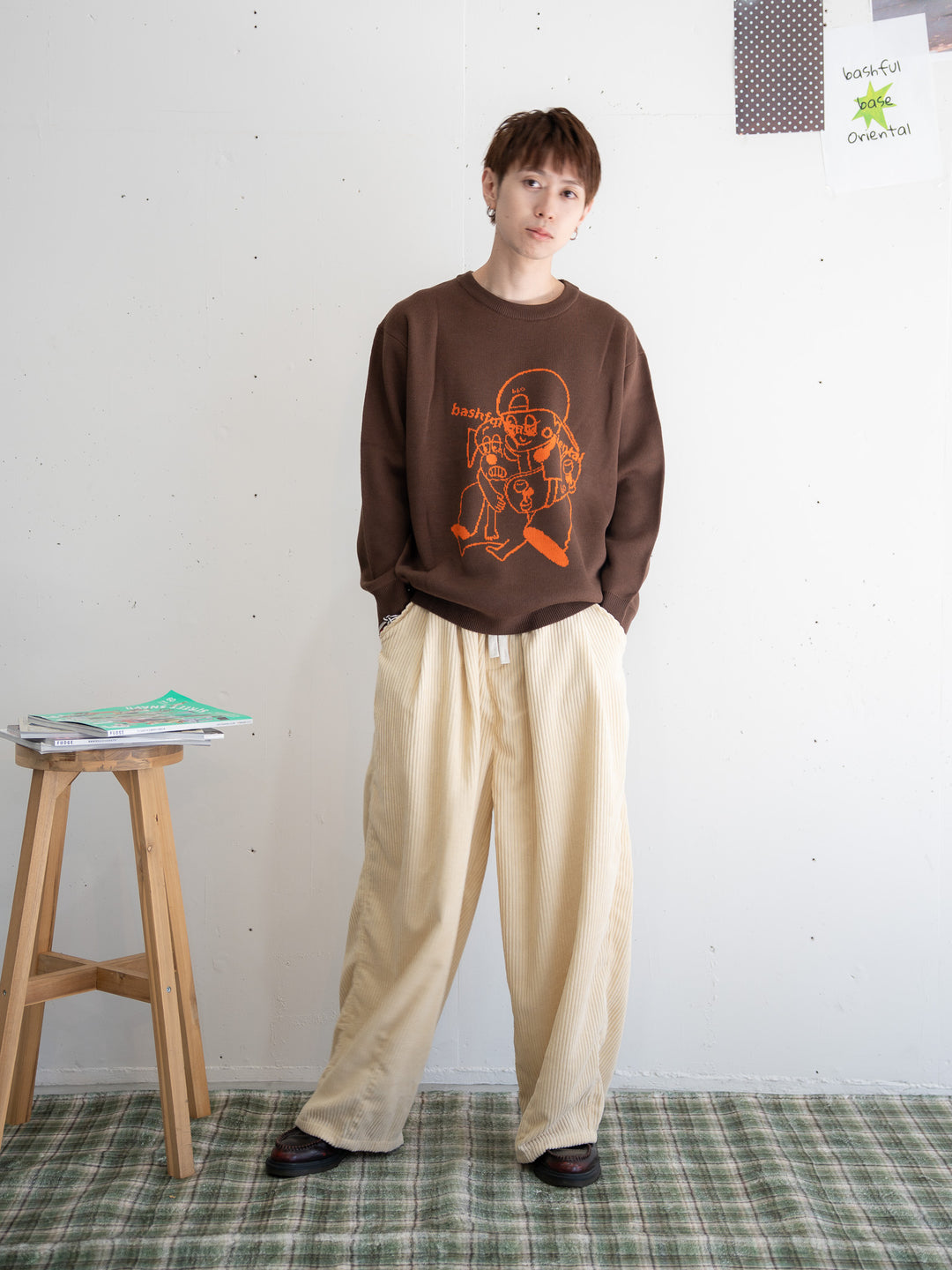 【bbO】バッシュフルくんニットプルオーバー