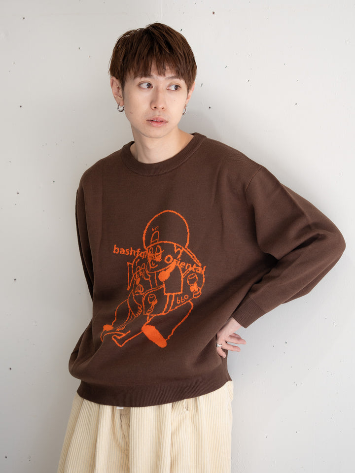 【bbO】バッシュフルくんニットプルオーバー