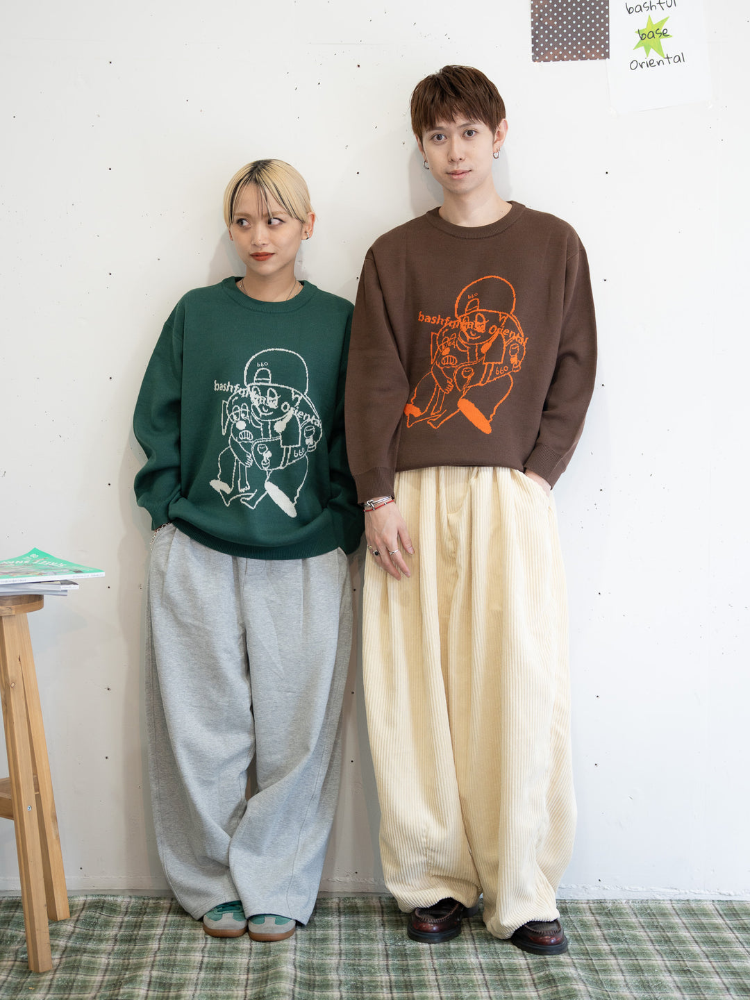 【bbO】バッシュフルくんニットプルオーバー