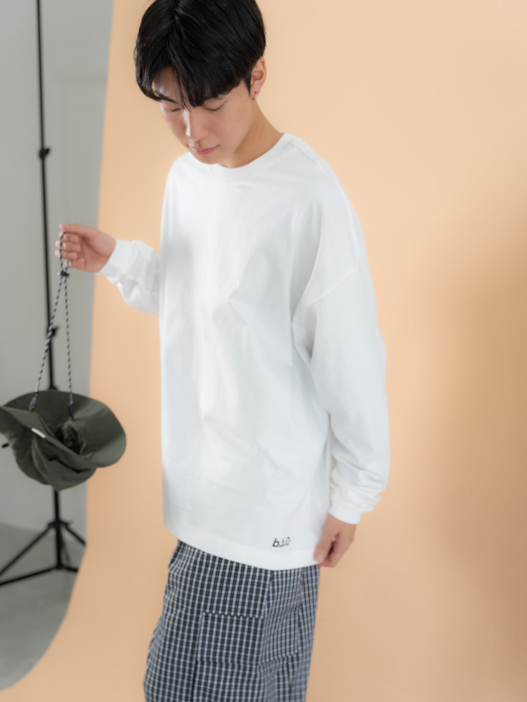 [SET]バックロゴボリュームロンT +バックロゴボリュームロンT (2set)