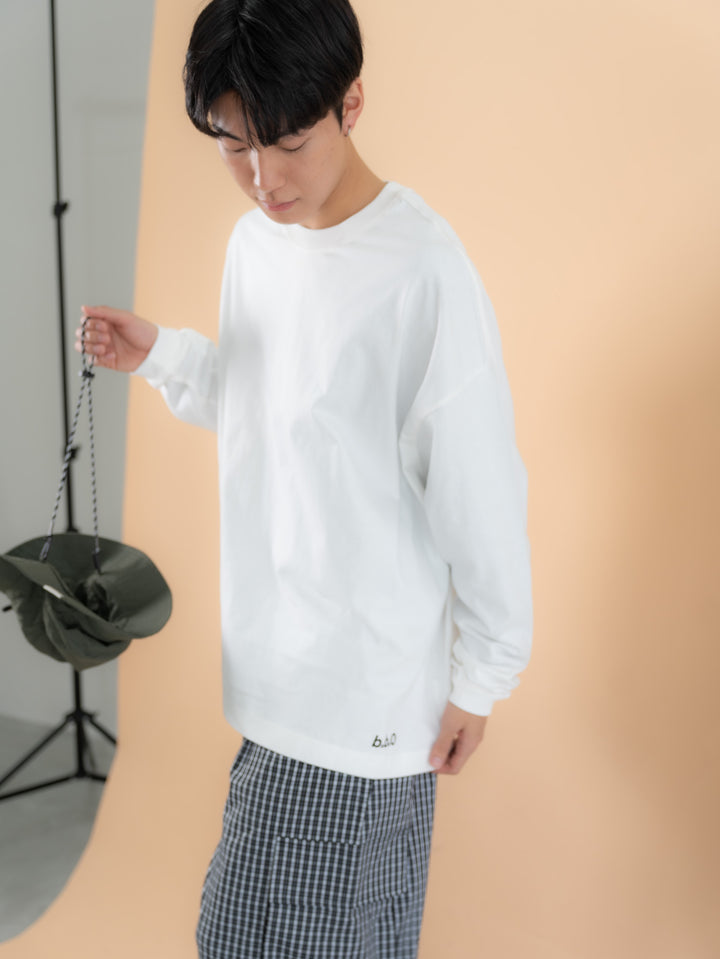 【bbO】バックロゴボリュームロンT