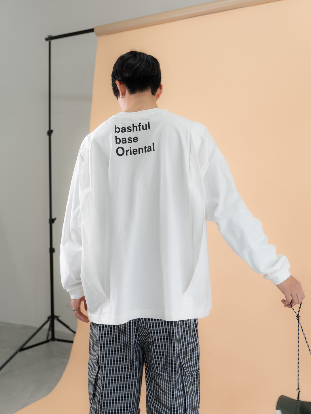 [SET]バックロゴボリュームロンT +バックロゴボリュームロンT (2set)