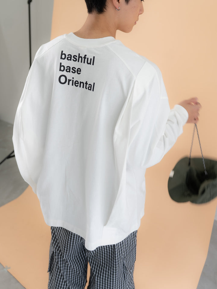 [SET]バックロゴボリュームロンT +バックロゴボリュームロンT (2set)