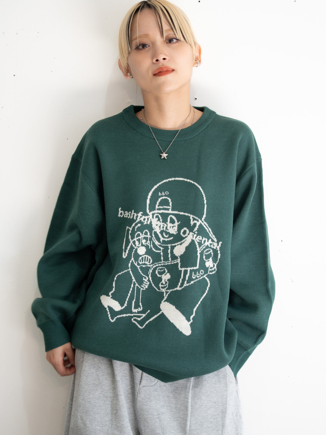 【bbO】バッシュフルくんニットプルオーバー