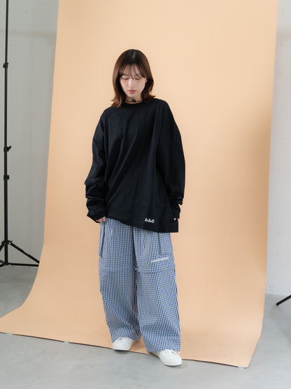 【bbO】バックロゴボリュームロンT