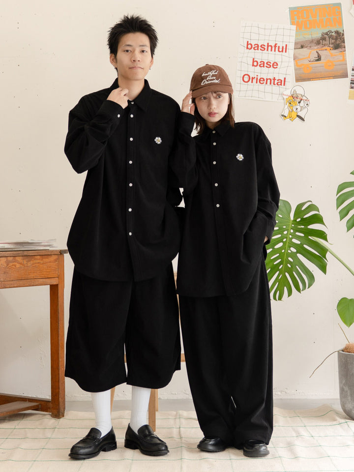 【bbO】ビッグシルエットコーデュロイシャツジャケット