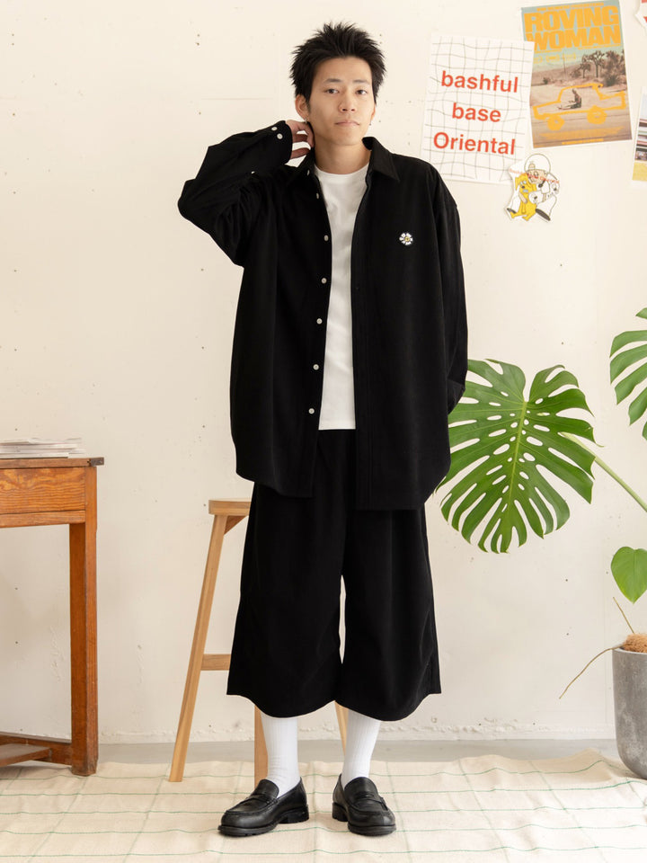 【bbO】ビッグシルエットコーデュロイシャツジャケット