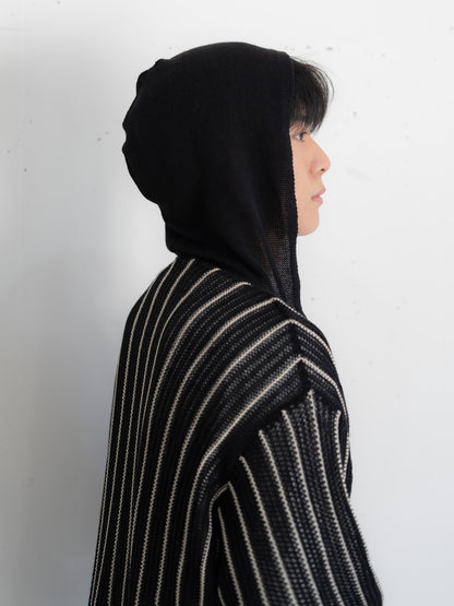 【bbO】ストライプニットパーカー・メキシカンパーカー