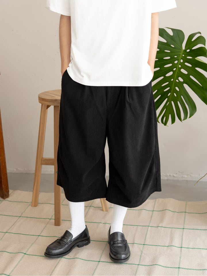 【bbO】バギーコーデュロイショーツ•ハーフパンツ