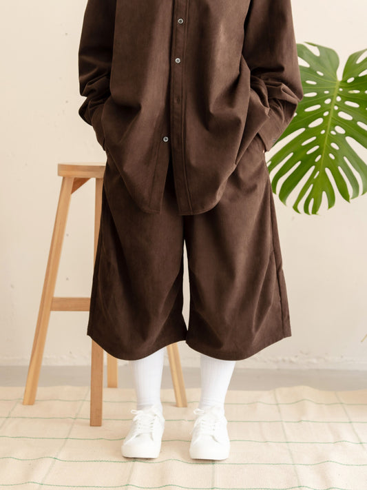 【bbO】バギーコーデュロイショーツ•ハーフパンツ