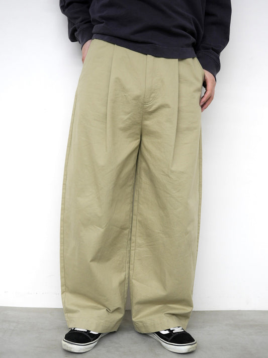 【bbO】ロゴ1タックワイドチノPT