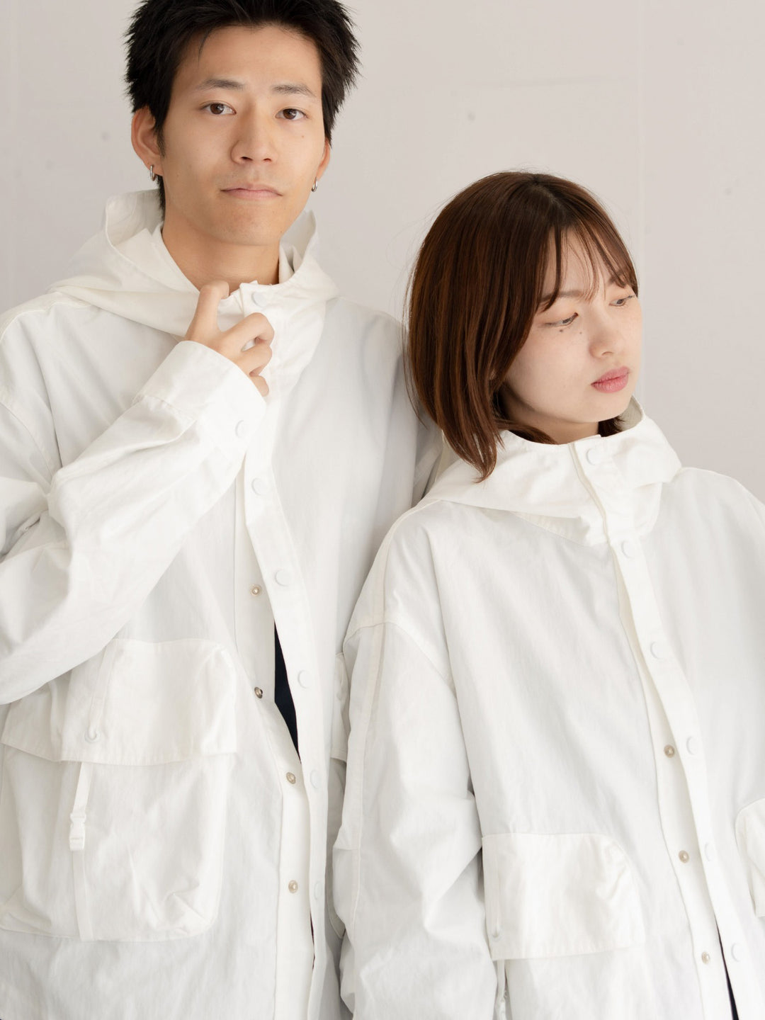 【bbO】ハイブリッドフーデッドシャツジャケット