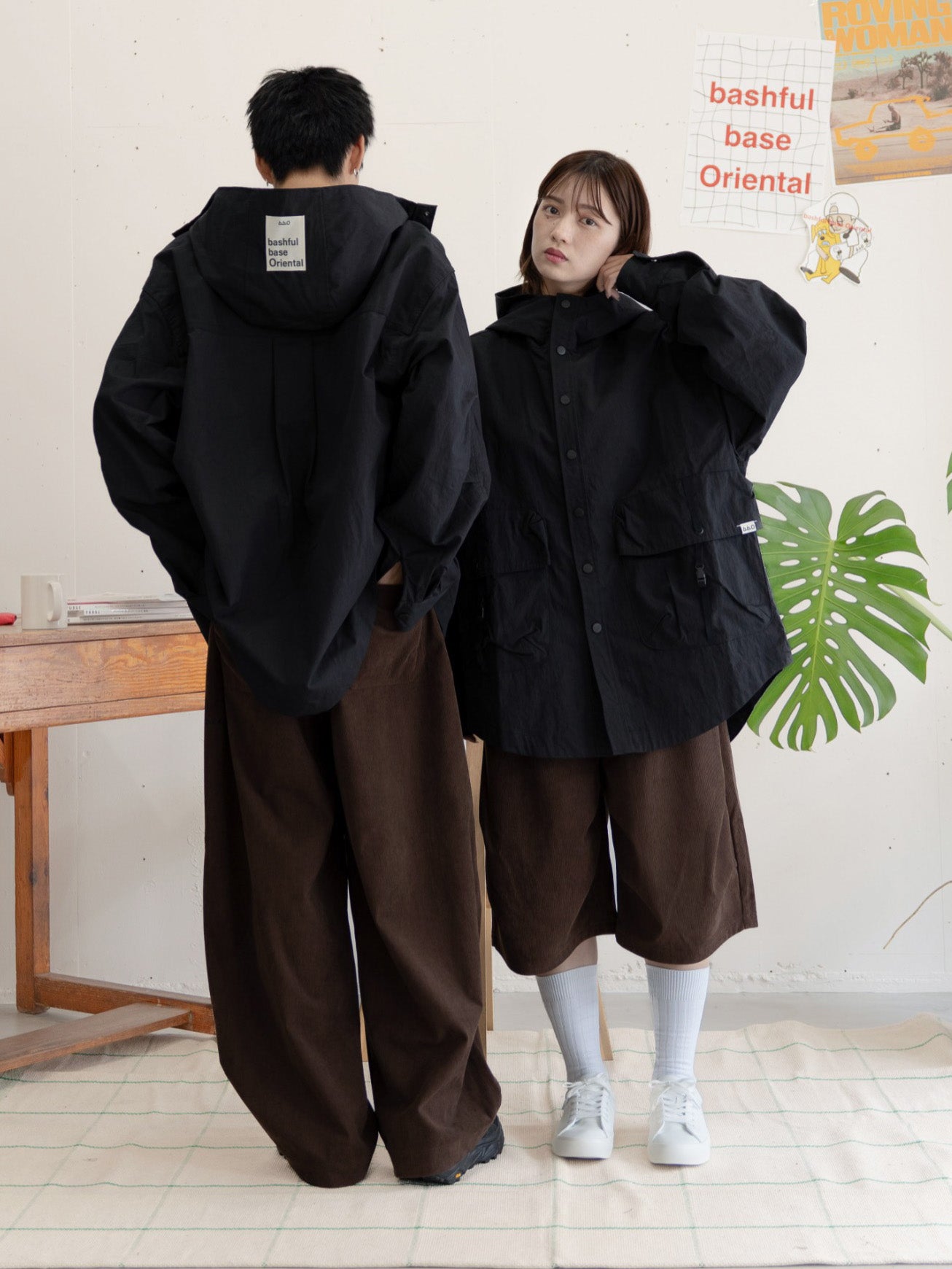 【bbO】ハイブリッドフーデッドシャツジャケット