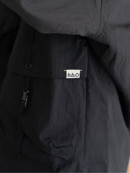 【bbO】ハイブリッドフーデッドシャツジャケット