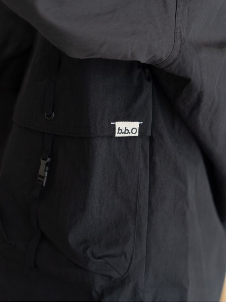 【bbO】ハイブリッドフーデッドシャツジャケット