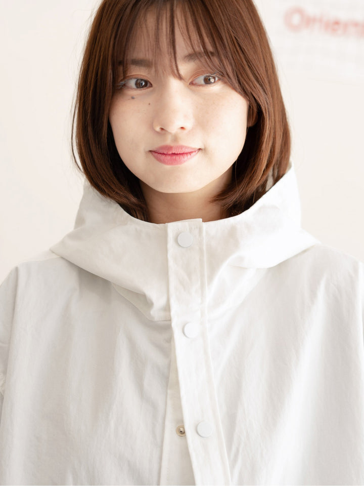 【bbO】ハイブリッドフーデッドシャツジャケット
