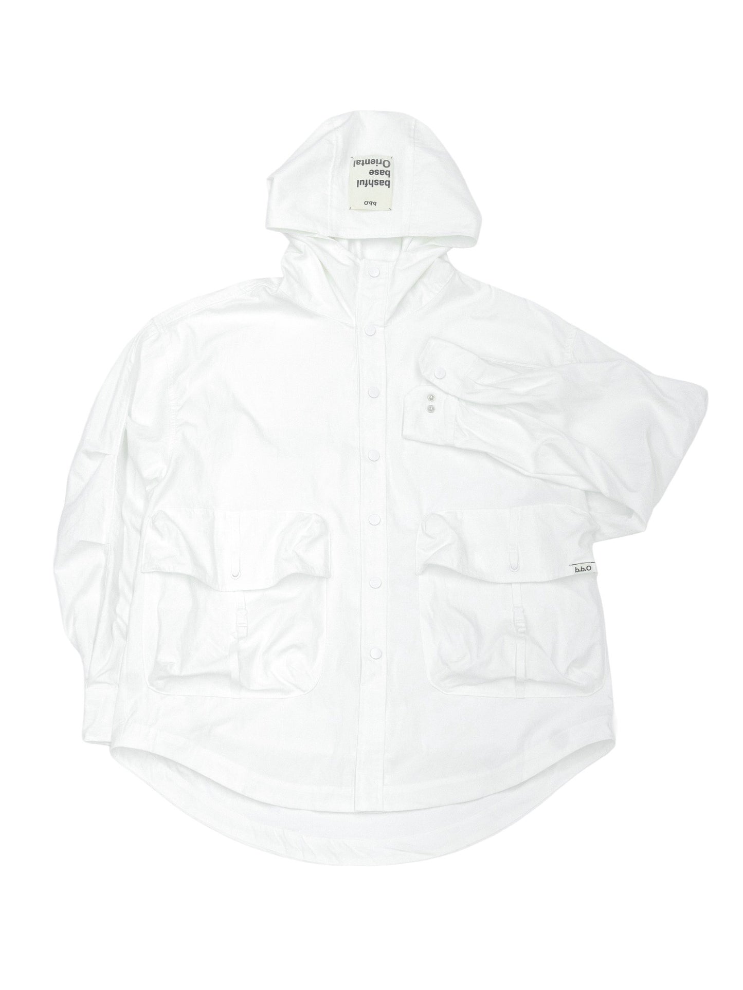 【bbO】ハイブリッドフーデッドシャツジャケット
