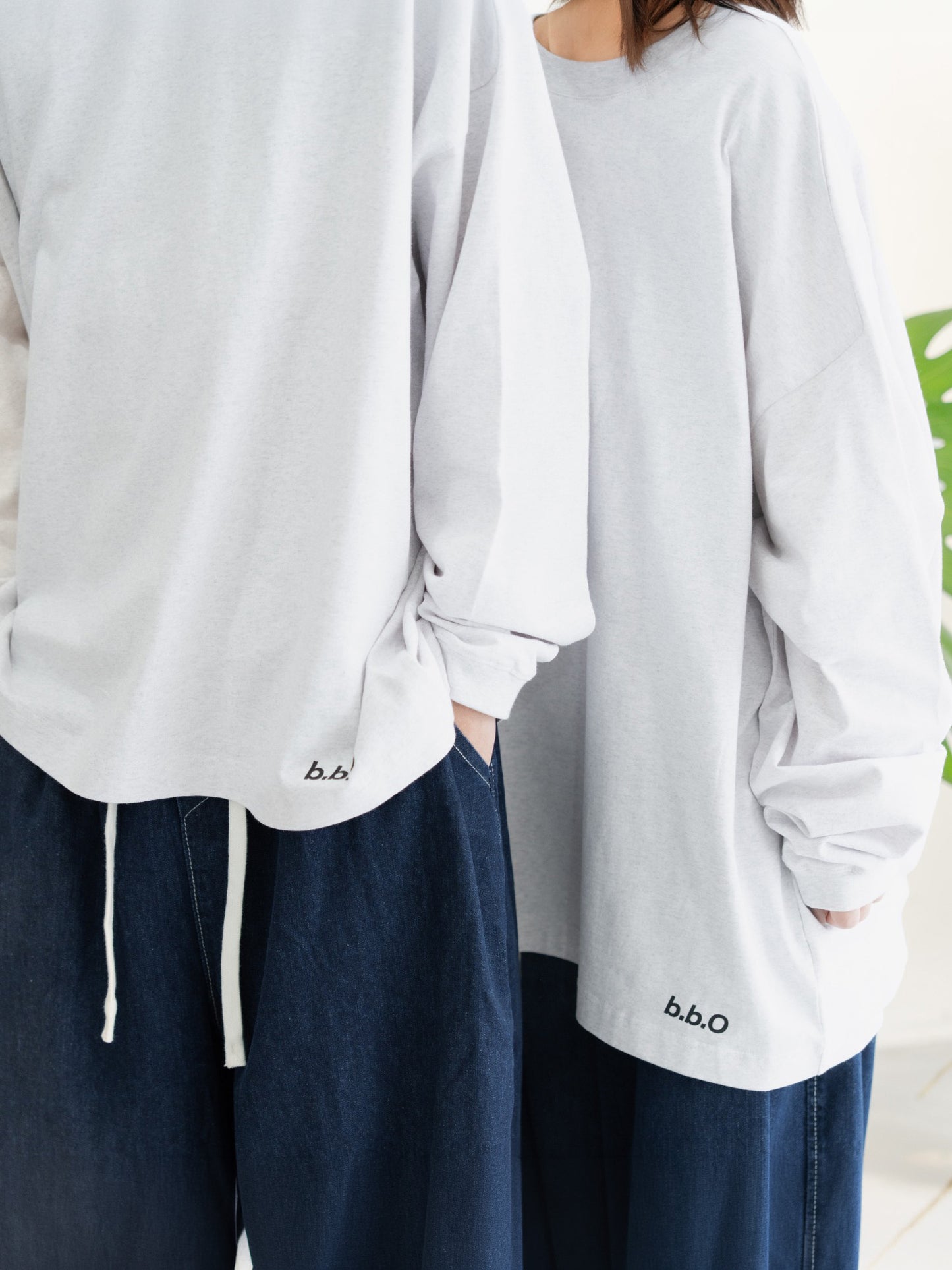 【bbO】バックロゴボリュームロンT