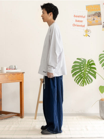 【bbO】バックロゴボリュームロンT