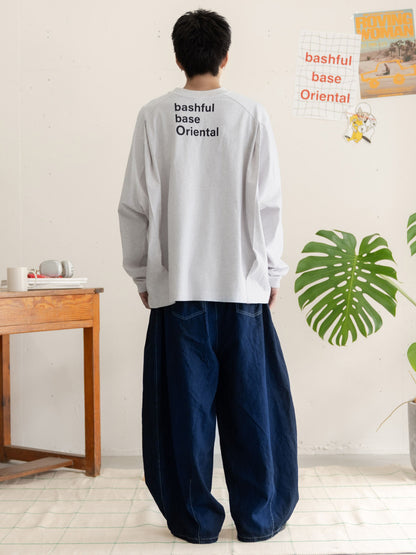 【bbO】バックロゴボリュームロンT