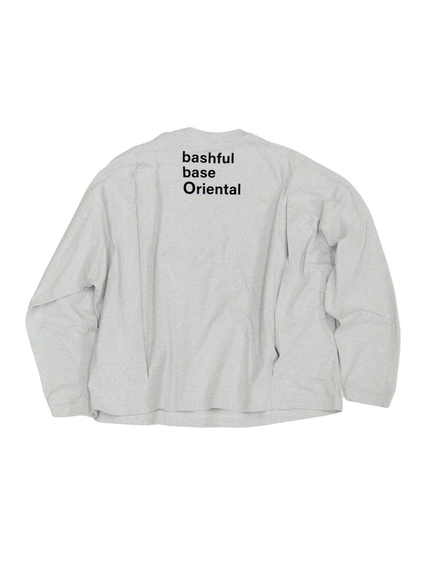 【bbO】バックロゴボリュームロンT