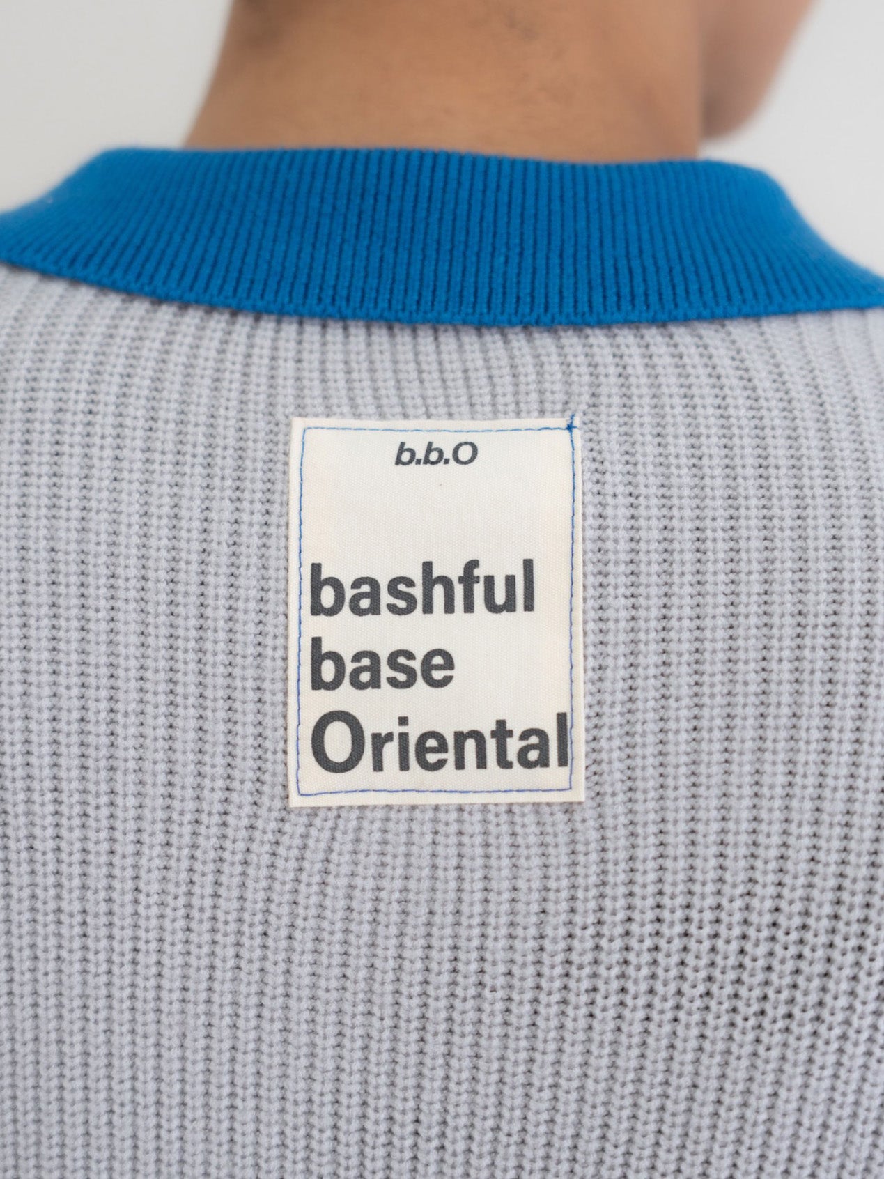 【bbO】フラワーアイコンバイカラーポロニット