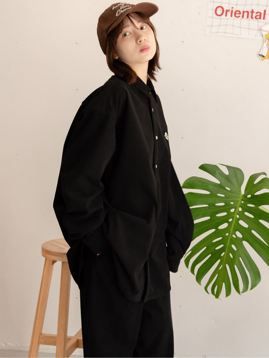 【bbO】ビッグシルエットコーデュロイシャツジャケット