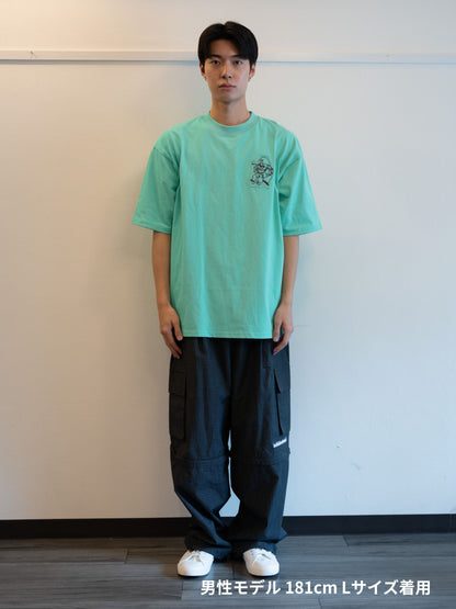 【bbO】オーバーサイズバッシュフルくんパッチT